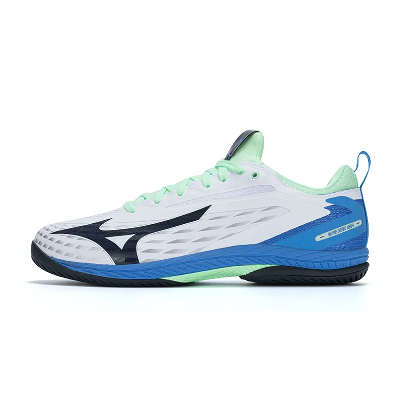 Mizuno Cushioning Slip Resistant Low top Training Shoes Unisex White Green Blue