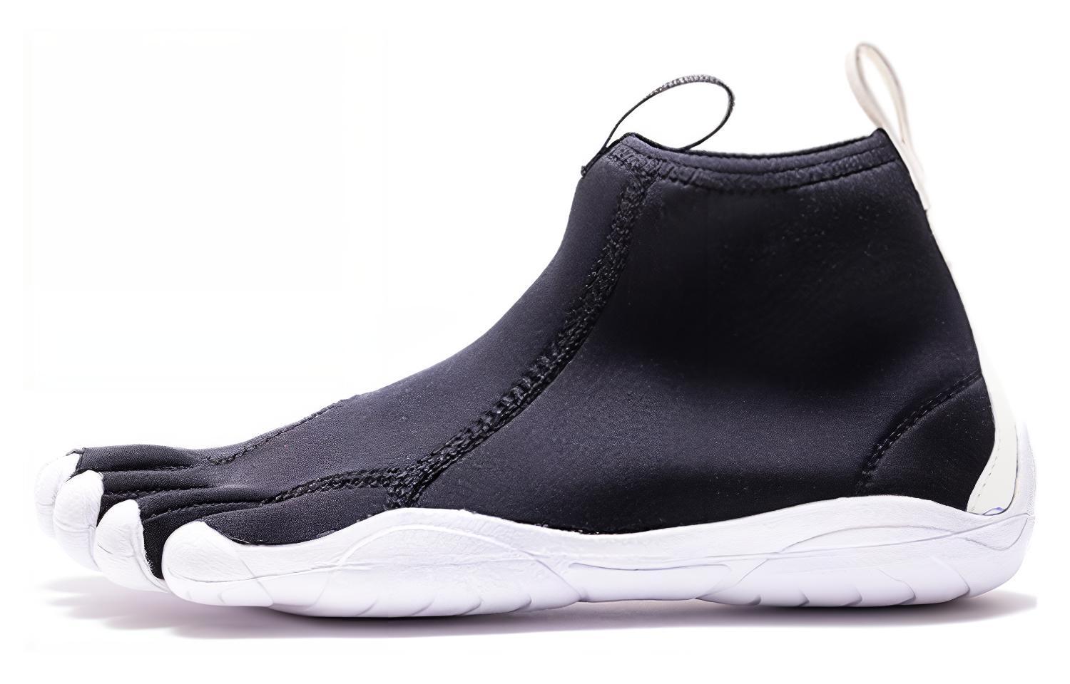 Vibram Five Fingers Shoes Abrasion Resistant Lightweight Breathable Slip Resistant Mid top Training Shoes Men’s Black