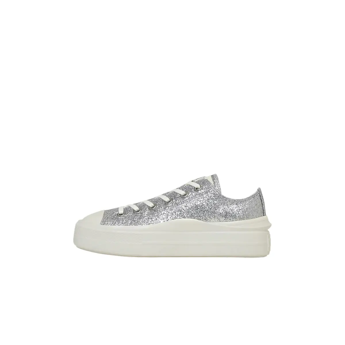 Converse ALL STAR LIGHT PLTS 2 Lightweight Low top Canvas Shoes Unisex Silver