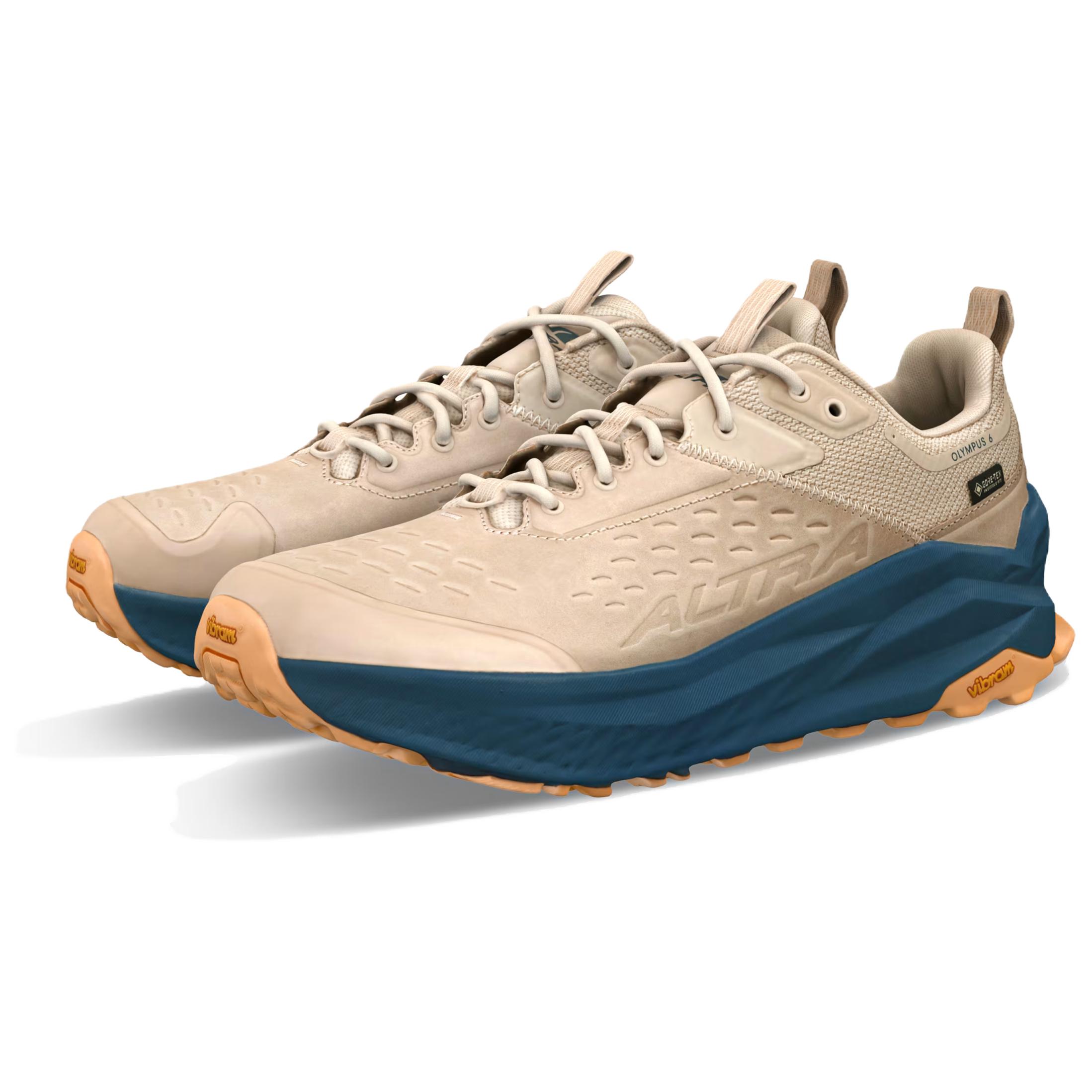Altra OLYMPUS 6 Slip Resistant Abrasion Resistant Low top Mountaineering Shoes Men’s Beige