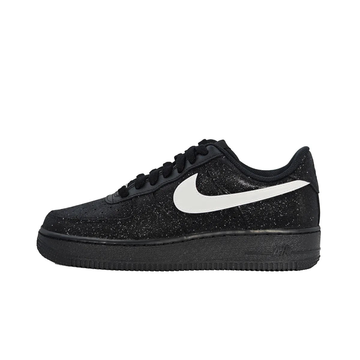 Nike Air Force 1 Baby's Breath Low top Skateboard Shoes Unisex Black Diamond White