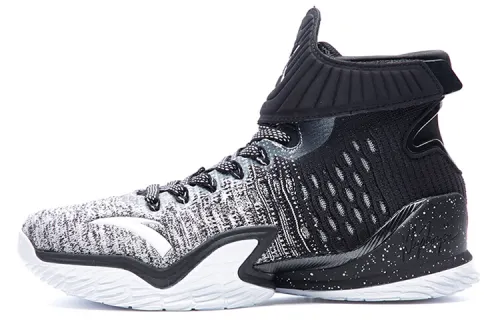 Anta KT3 Thompson The Thrid Jerseys fabric shock-absorbing, wear-resistant and breathable high-top basketball shoes men's black and white