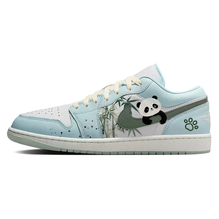 Jordan Air Jordan 1 Vintage Basketball Shoes Men's Low Top White/Blue