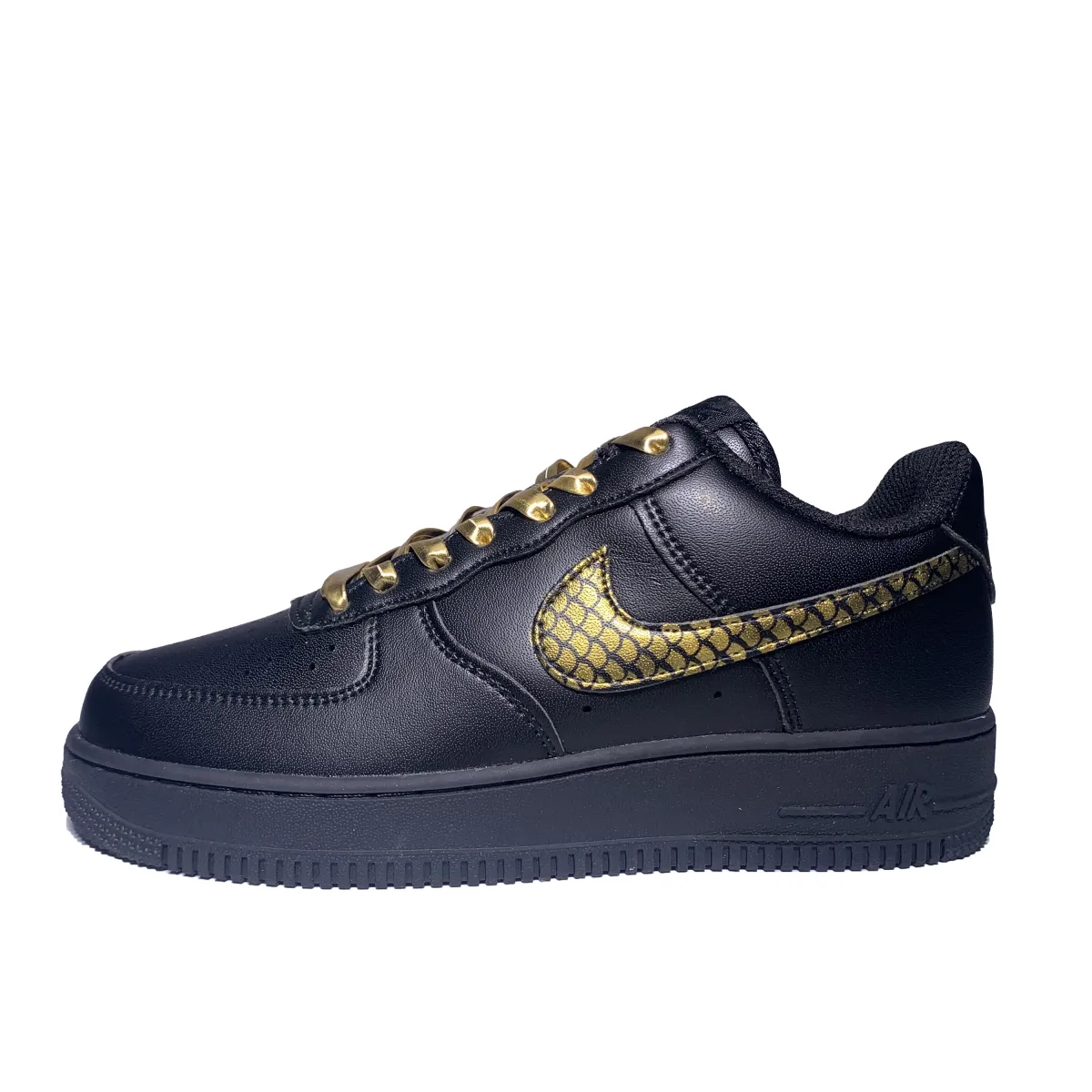 Nike Air Force 1 Low top Skateboard Shoes Unisex Black