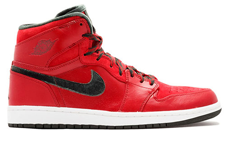 Мужские кроссовки Jordan Air Jordan 1 Retro Premier Gucci (красные) — фото 2