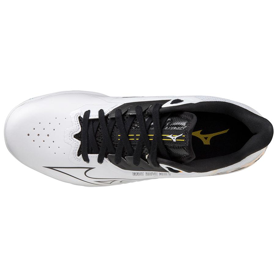 Mizuno Wave Drive Slip Resistant Abrasion Resistant Low top Training Shoes Unisex White