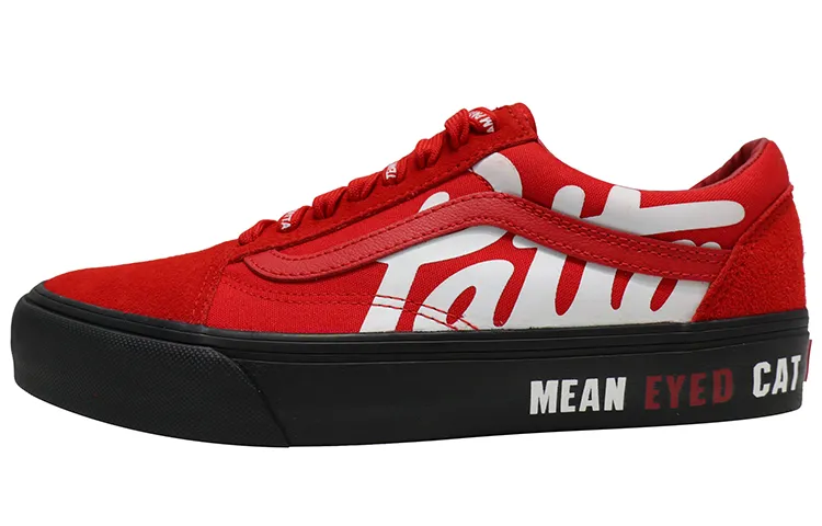 Old Skool Patta x Old Skool Vans Vlt Lx 'Mean Eyed Cat - High Risk Red'
