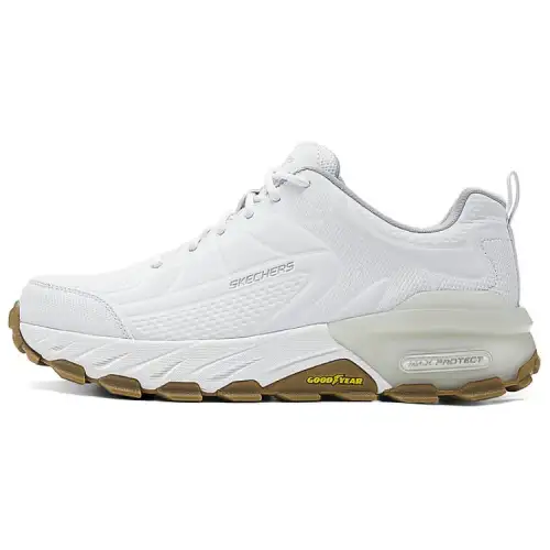 Skechers OUTDOOR MENS Rebound Grip Low top Hiking Shoes Men's White Gray