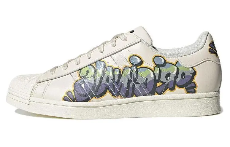 Adidas Originals Superstar 'White Purple Green'