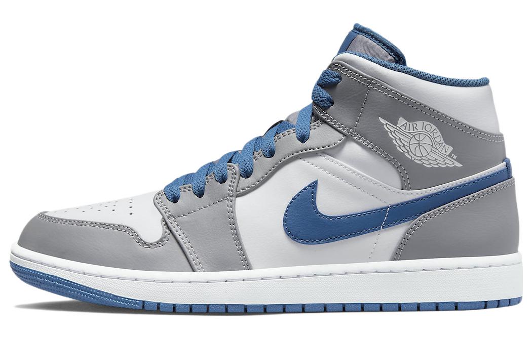 Air Jordan 1 Mid ‘Cement Grey True Blue’