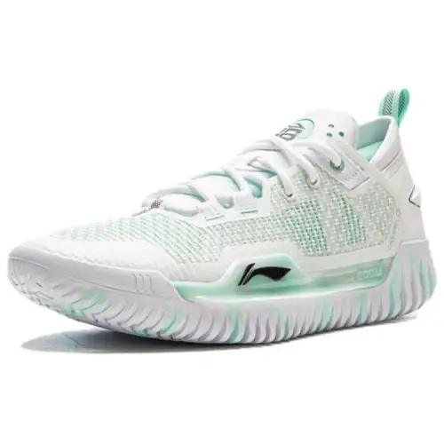 Li Ning BadFive 3 Low Cushioning, Wear Resistant Low top Basketball Shoes Men's Standard White