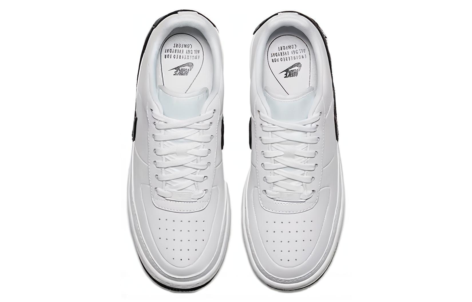 Женские кеды Nike Air Force 1 Jester XX (W) (бело-черные) — Чёрныйбелый — фото 4