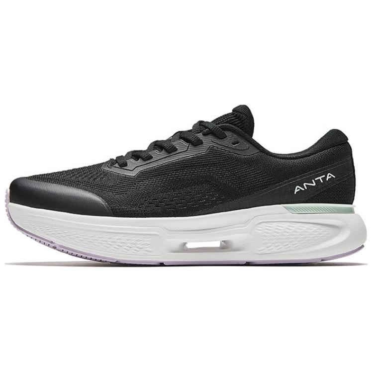 Anta Divine Run 11 Cushioning Abrasion Resistant Cushioning, Wear Resistant Low top Training Shoes Women’s Black White
