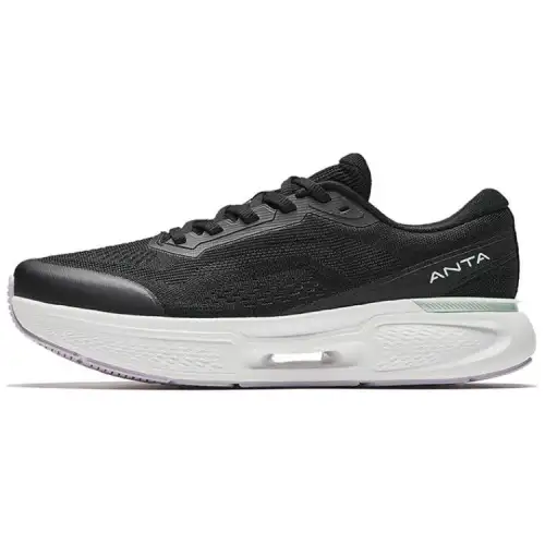 Anta Divine Run 11 Cushioning Abrasion Resistant Cushioning, Wear Resistant Low top Training Shoes Women's Black White