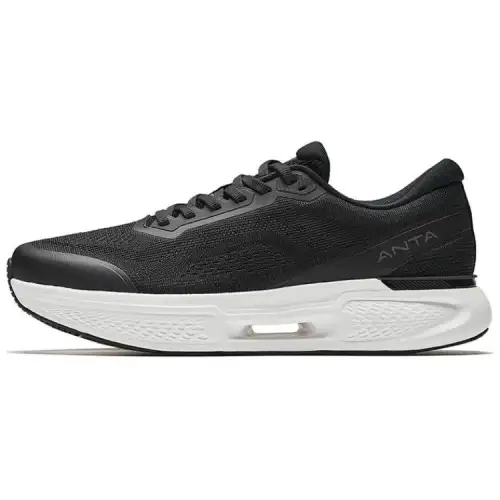 Anta Divine Run 11 Slip Resistant And Breathable Low top Training Shoes Men's Black
