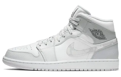 Air Jordan 1 Mid 'Swoosh Logo Grey Camo'