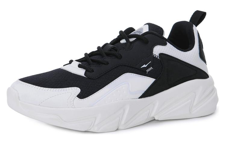 Erke Abrasion Resistant Cushioning Abrasion Resistant Cushioning Low top Training Shoes Men’s Black White