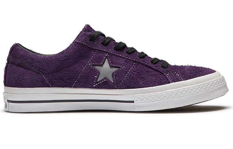Кеды Converse One Star (бело-фиолетовые) — фото 2
