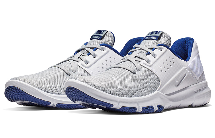 Мужские кроссовки Nike Flex Control 3 (бело-голубой) — фото 3