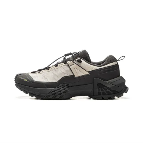 Li Ning Outdoor CF Tracing, Xingchuan Pro Low top Hiking Shoes Unisex Black White