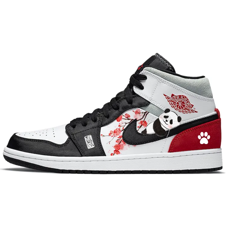 Jordan Air Jordan 1 Vintage Basketball Shoes Men's Low Top White/Red