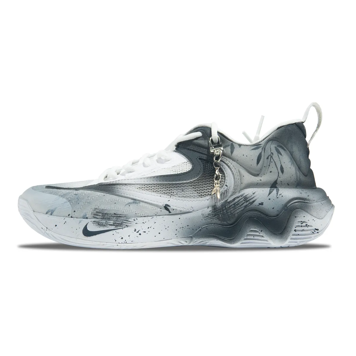 Nike Giannis Immortality Cushioning Abrasion-Resistant Low-top Basketball Shoes Men's Black Gray White