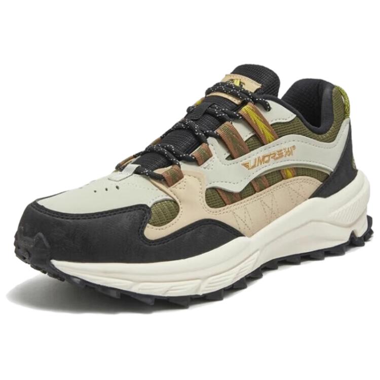 361° Abrasion Resistant Slip Resistant Abrasion Resistant Slip Resistant Low top Hiking Shoes Men’s Beige Green Black