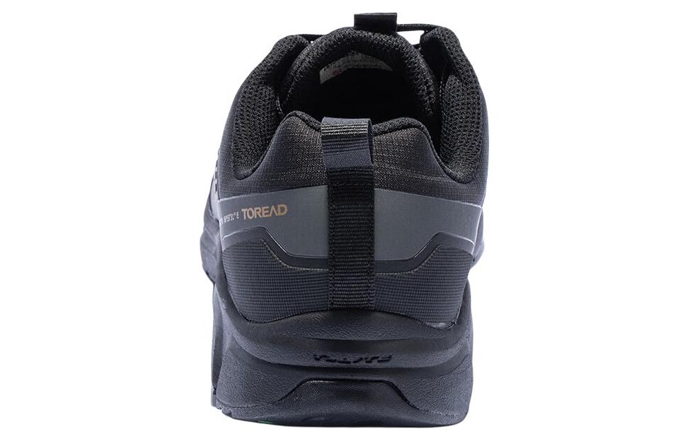TOREAD Slip Resistant Abrasion Resistant Low top Mountaineering & Hiking Shoes Men’s Black Gray