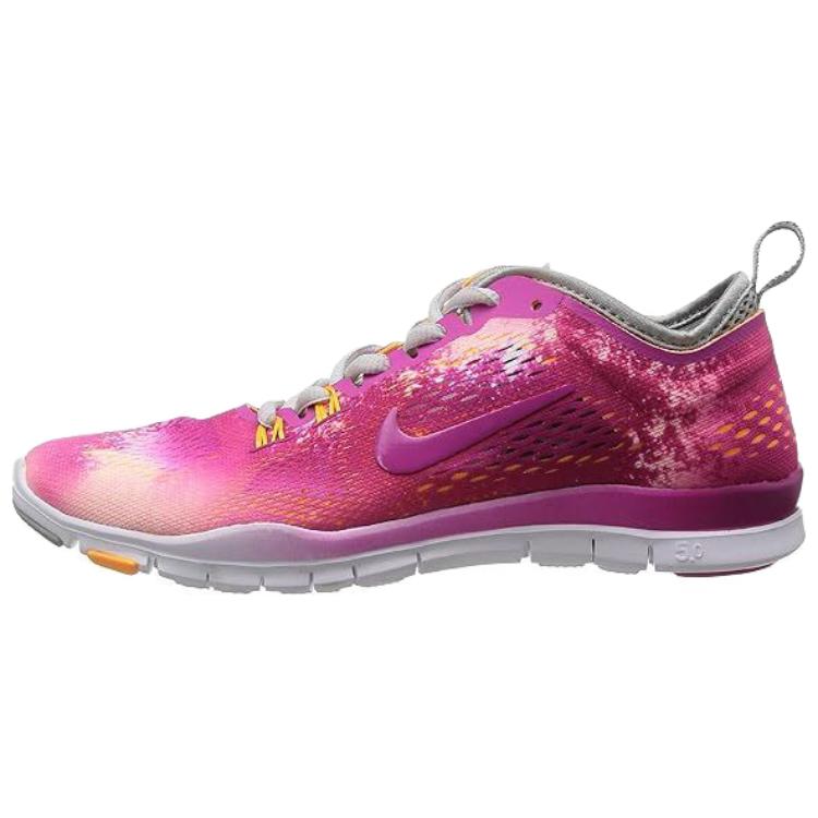 Nike Free 5.0 Slip Resistant Abrasion Resistant Slip Resistant Abrasion Resistant Low top Training Shoes Women’s Pink