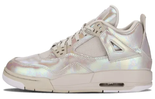 Jordan Air Jordan 4 Retro 30th Anniversary Pearl OG Mid Top Retro Basketball Shoes Women's Liquid Silver