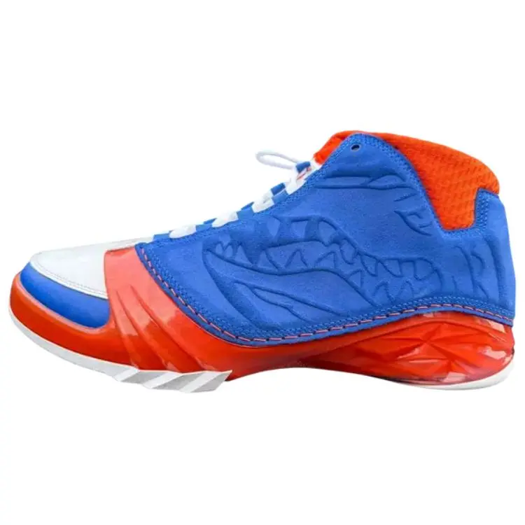 Jordan Air Jordan 23 Abrasion Resistant Mid top Vintage Basketball Shoes Men's Blue Red