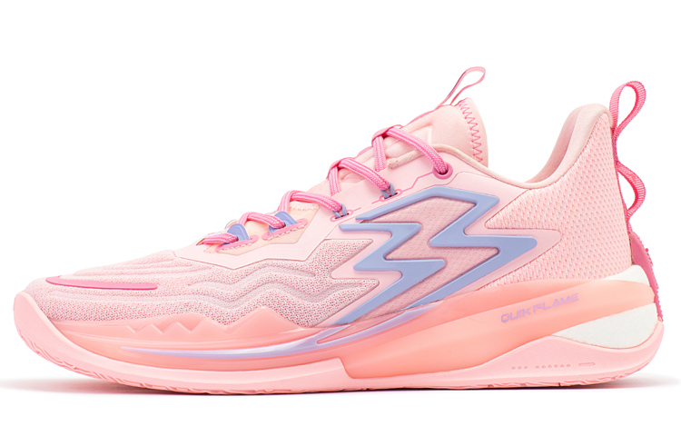 361° Big3 3.0 Pro Bougainvillea Slip Resistant Abrasion Resistant Low top Basketball Shoes Men’s Pink