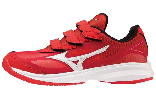 Mizuno Training Shoes Unisex Low Top Red/White