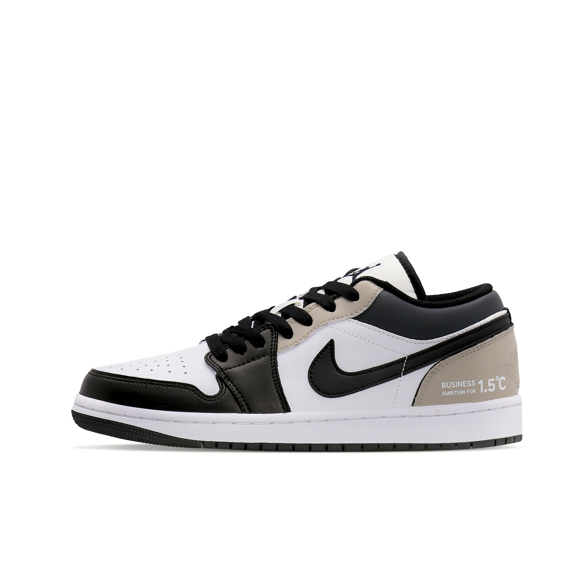 Jordan Air Jordan 1 Low top Vintage Basketball Shoes Unisex Black White