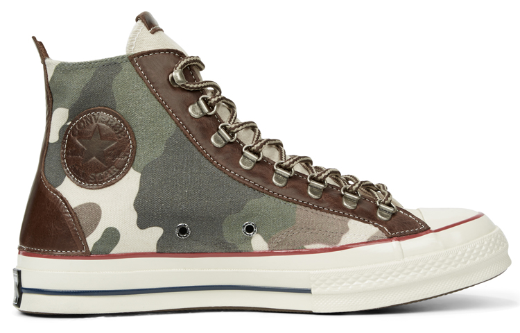 Кеды Converse 1970s Vintage High Top (камуфляжный) — 迷彩/棕 — фото 2