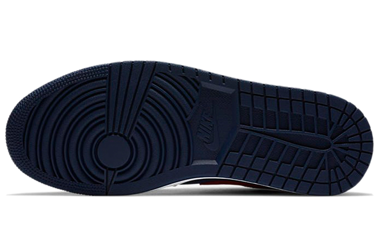 Мужские кроссовки Jordan Air Jordan 1 Low (сине-красные) — фото 6