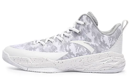Anta Rhomboid Fabric Cushioning Slip Resistant Abrasion Resistant Breathable Low top Performance Basketball Shoes Men's