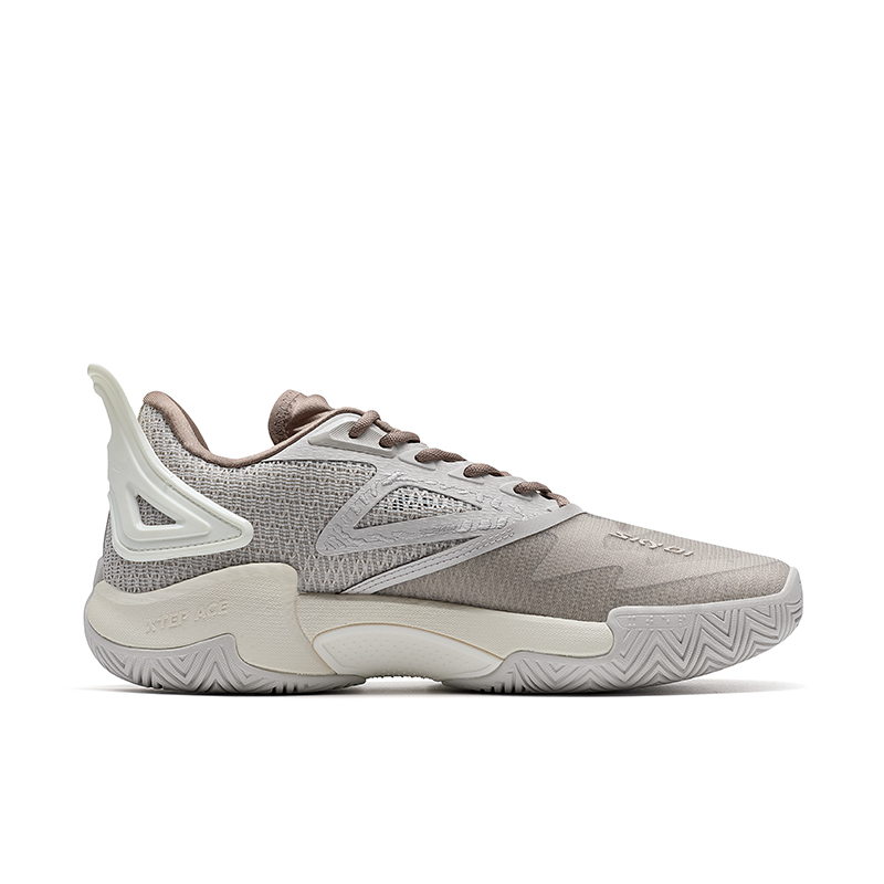 XTEP Inverter 1.3 Cushioning Abrasion Resistant Cushioning, Wear Resistant Low top Basketball Shoes Men’s Sand Autumn