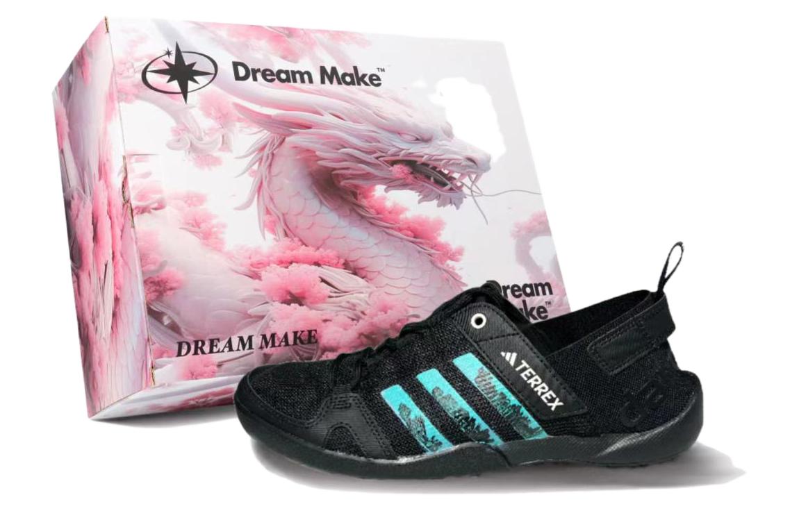 Adidas Terrex Daroga Abrasion Resistant Breathable Low top Mountaineering Shoes Unisex Black Fashion Versatile