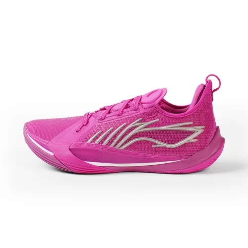 Li Ning Sonic 13 Xu Jie PE Edition Cushioning Slip Resistant Abrasion Resistant Low top Basketball Shoes Men's Purple