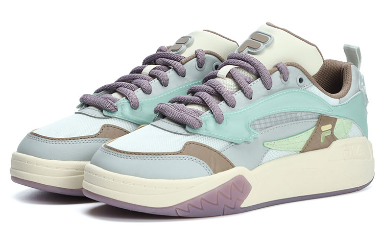 FILA FUSION Lifestyle Basketball Heritage Sneakers ‘Blue White Purple’ Women’s