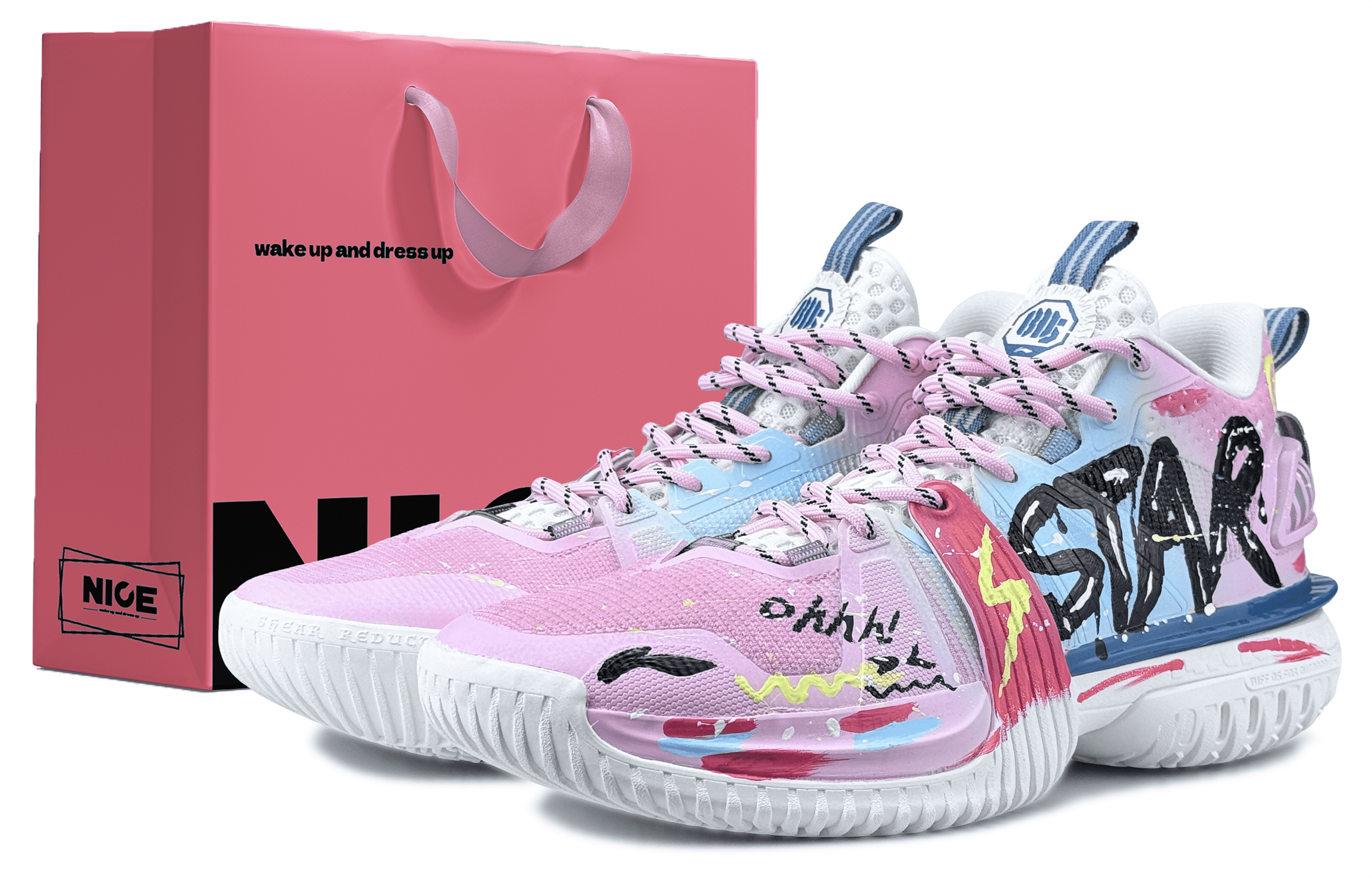 Li Ning Storm 2024 Slip Resistant, Abrasion Resistant, Lightweight Slip Resistant, Abrasion Resistant, Lightweight