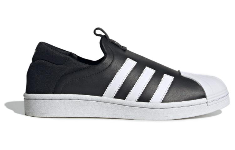 Женские слипоны adidas originals Superstar SlipOn (черные) — Чёрный — фото 2
