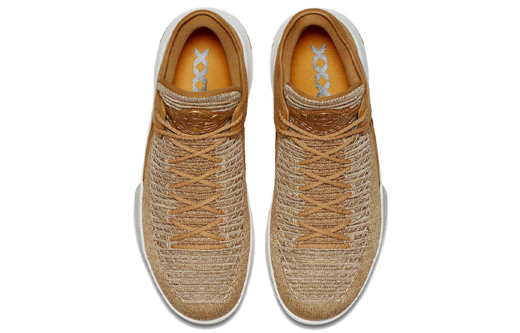 Мужские кроссовки Jordan Air Jordan 32 Low PF (коричневые) — фото 5
