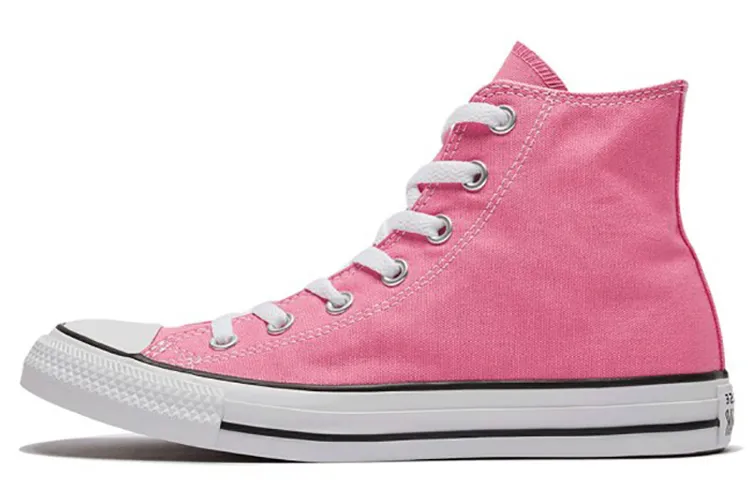 Converse Chuck Taylor All Star Comfortable And Trendy Abrasion-Resistant High-top Canvas Shoes Unisex Pink