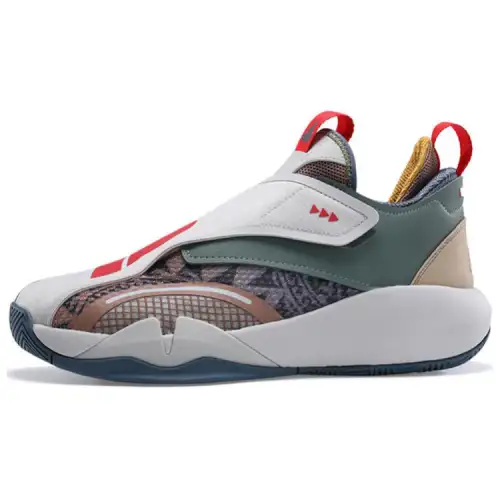 PEAK Wind V1 Basketball Shoes Men's Low Top Khaki