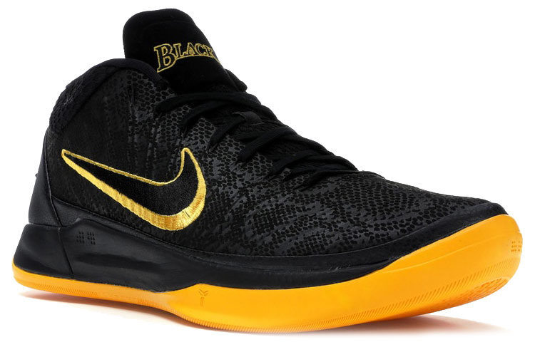 Мужские кроссовки Nike Kobe AD EP OG (черный / золотой) — Чёрный / золотой — фото 3