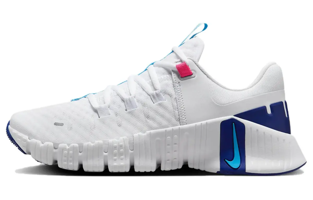 Nike Free Metcon 5 White Aquarius Blue Women's