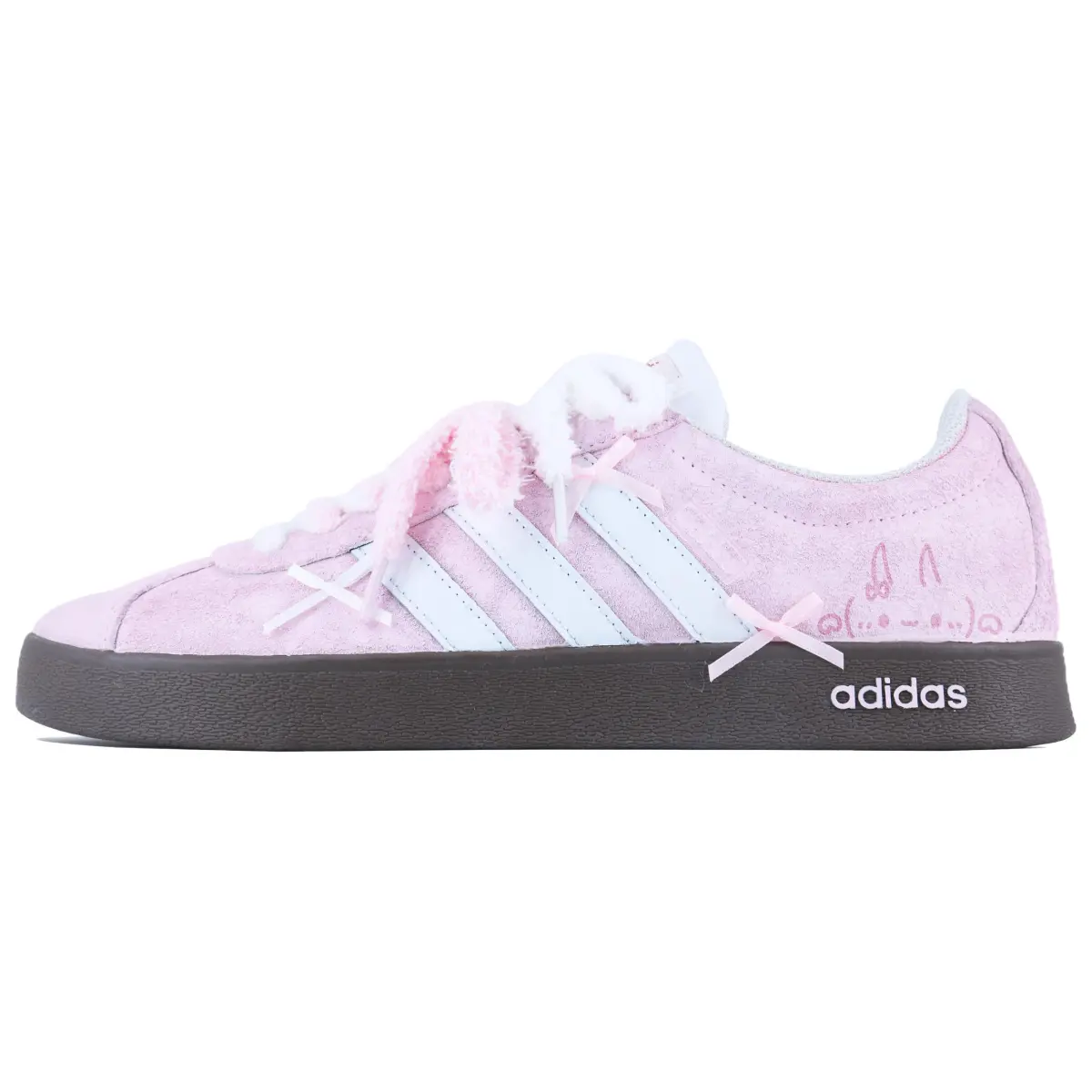 Adidas VL COURT 2.0 Low top Skateboard Shoes Unisex Pink