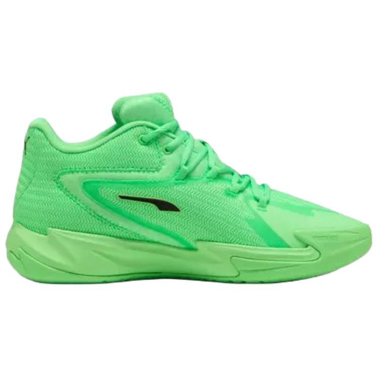 PUMA Dagger Slip Resistant Abrasion Resistant Mid top Basketball Shoes Unisex Green